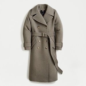 New J Crew Coat in Italian Boiled Wool